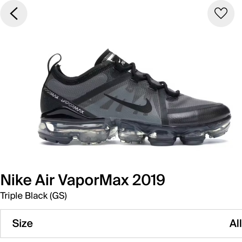 Nike VaporMax 2019 Black Sneakers